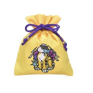 Pokemon: Pikachu Hanten - Satin Drawstring Bag - Raikou (Limited Edition) [The Pokémon Company]