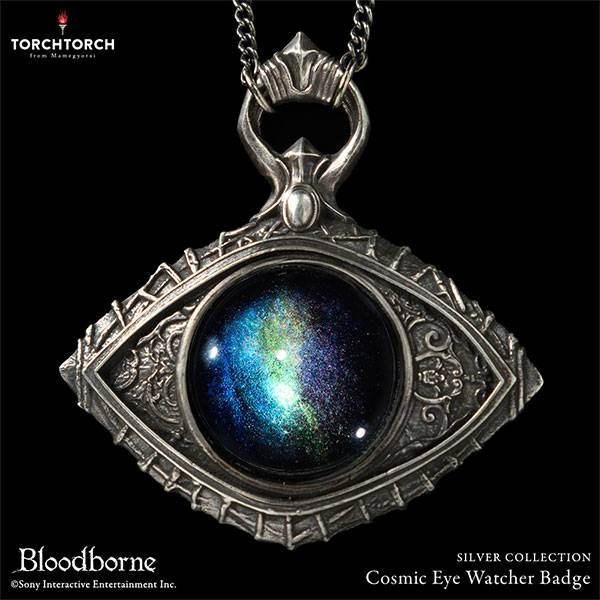 Bloodborne × TORCH Silver Collection: Cosmic Eye Watcher Badge | Nin-Nin-Game.com