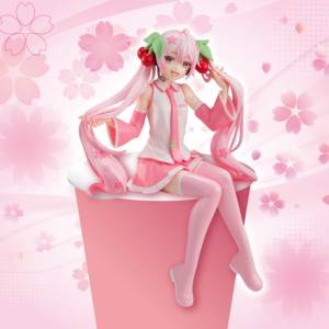 Noodle Stopper Figure: Pia Pro Characters - Hatsune Miku - Sakura Wink Ver. (Prize Figure) [FuRyu]