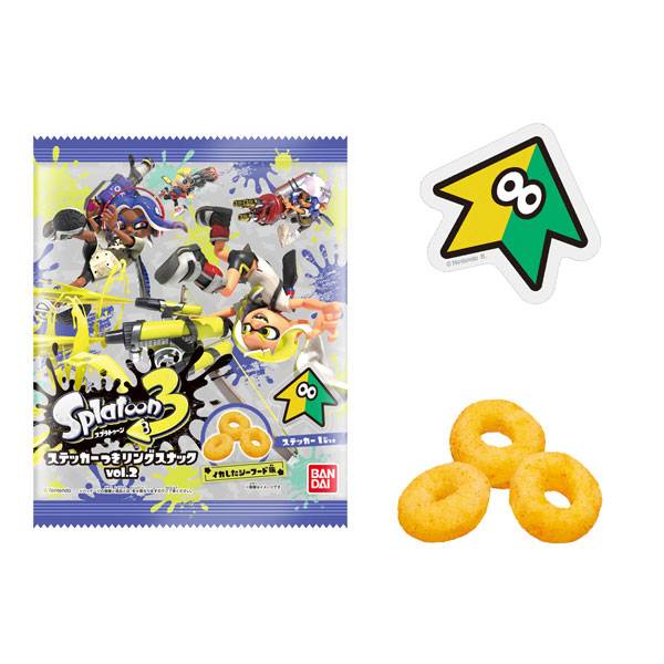 Shokugan: Splatoon 3 - Ring Snack with Sticker - Vol.2 - 20 Packs/Box (CANDY TOY) [Bandai]