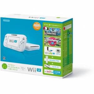 Wii U Suguni Asoberu Family Premium Set White ver. + Wii Fit U [brand new]