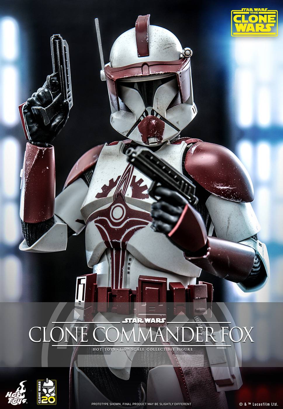 TV Masterpiece: Star Wars The Clone Wars - Clone Commander Fox 1/6 [Hot Toys]