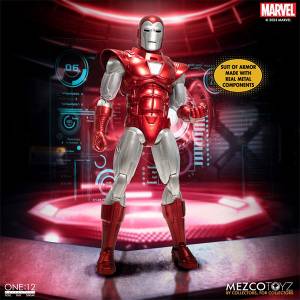 ONE:12 Collective Marvel Comics - Iron Man Silver Centurion 1/12 [Mezco]