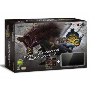 Nintendo 3DS - Monster Hunter 3G Hajimete Hunter Pack - Cosmo Black [Occasion BE]