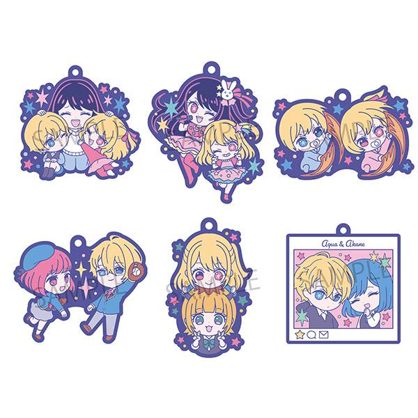 Rubber Mascot: Oshi no Ko - Buddy Collection (6pack box) [Megahouse]