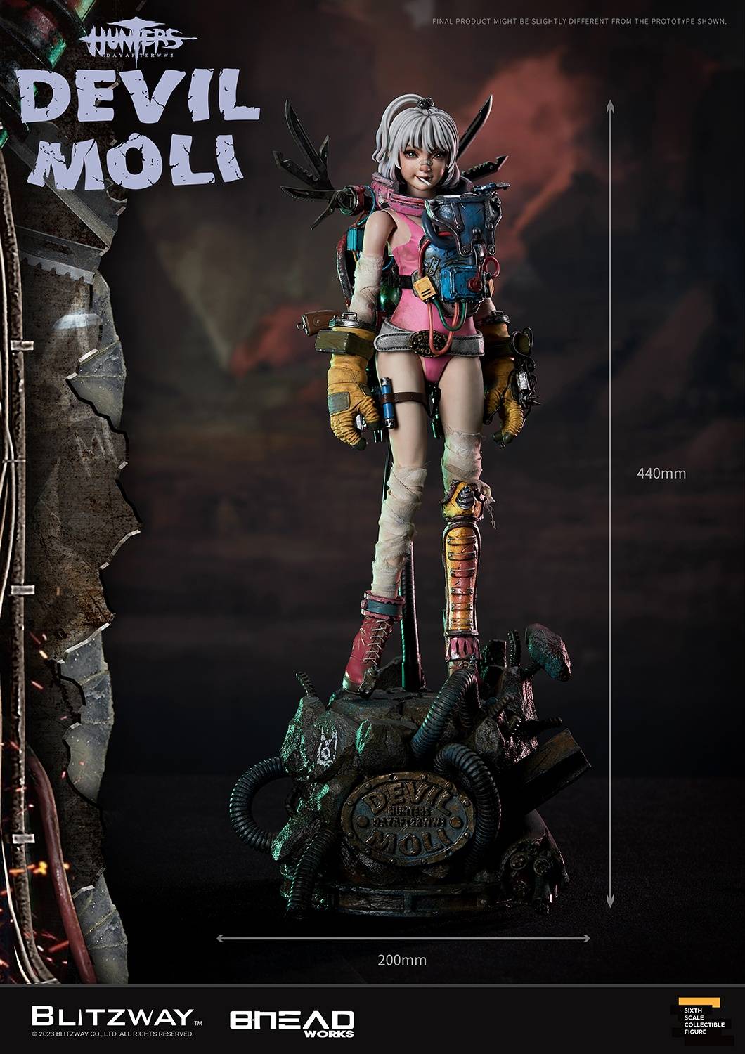 HUNTERS Day After WWIII : Devil Moli 1/6 Figure [BLITZWAY]