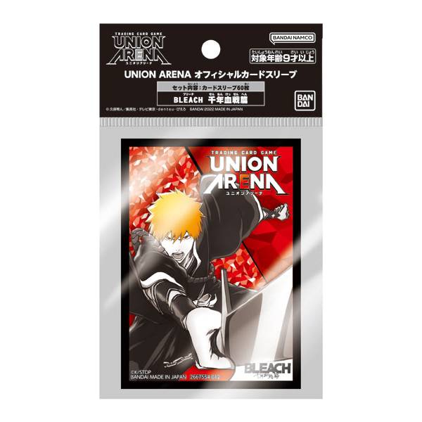 UNION ARENA: Official Card Sleeves - Bleach: Thousand-Year Blood War (60  Sleeves) [Bandai Namco]