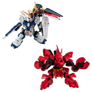 Shokugan: MOBILITY JOINT GUNDAM -RX-93ff ν Gundam & MSN-04FF Sazabi Set - Limited Edition (CANDY TOY) [Bandai]