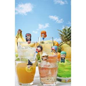 One Piece: Ochatomo Series: Pirate's Teatime Drink Mascots and Coasters - 8 Packs/Box (Reissue) [Megahouse]