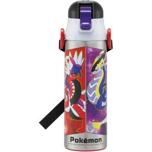 Pokémon: Stainless Water Bottle - Scarlet and Violet - 580ml [Skater] 