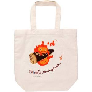 Studio Ghibli: Howl's Moving Castle - Embroidered Canvas Tote Bag - Calcifer [BENELIC]