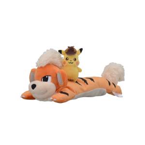 PELUCHE POKÉMON: Detective Pikachu Returns - Pencil Case Growlithe & Pikachu (Limited Edition) [The Pokémon Company]