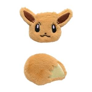 Pokemon: Fluffy Hair Clip - Face & Tail - Eevee [The Pokémon Company]