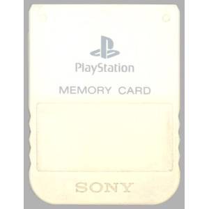 Memory Card White [PS1 - Used / Loose]