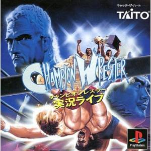 Champion Wrestler - Jikkyou Live [PS1 - Used Good Condition]