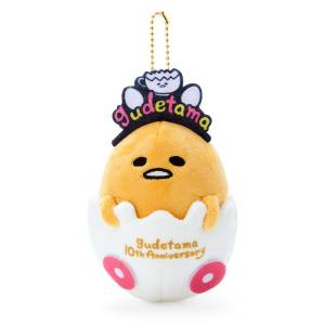 Sanrio Plush: Gudetama 10th Anniversary - Kara Mascot Holder (Limited Edition) [Sanrio]