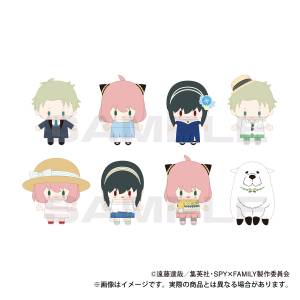 SPY x FAMILY : Puppela Finger Mascot Collection Mission 3 - Plush Finger Puppet Set (8 Pack Box) [Movic]