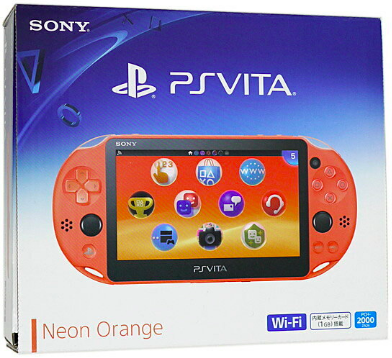 Nintendo Switch SONY PlayStationVITA PCH-2000 ZA24 PS Vita Neon Orange PCH 2000 Za24 Console only PSV Slim [H