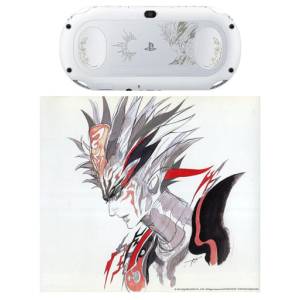 PlayStation Vita Slim - SaGa Scarlet Grace Special Pack - Glacier White False God Edition - Wi-Fi [Occasion BE]