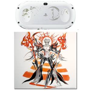 PlayStation Vita Slim - SaGa Scarlet Grace Special Pack - Glacier White Disturbance Setsugetsuka Edition - Wi-Fi [Occasion BE]