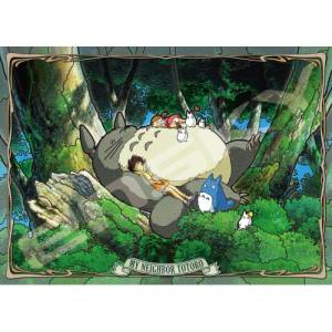 Studio Ghibli: Jigsaw Puzzle - My Neighbor Totoro Art Crystal - Taking a nap with Totoro (500 Pieces) [Ensky]