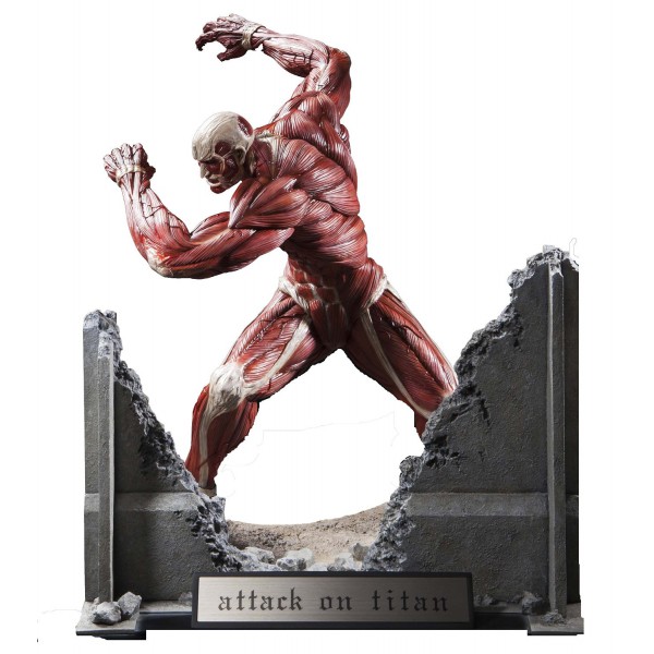 Figurine of titan colossal in attack of the titans