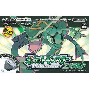 Pocket Monster - Emerald / Pokemon Emeraude + Wireless Adapter [GBA - occasion BE]