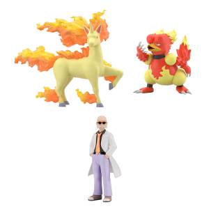 Pokemon Scale World: Kanto Chihou - Blaine & Galopa & Magmar (Limited Candy Toy) [Bandai]