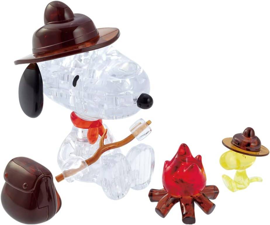 Peanuts: Crystal 3D Puzzle - Snoopy - Camp Ver. (43 Pieces) [Beverly]