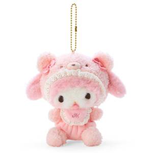Sanrio Plush: Latte Bear - Mascot Holder - My Melody [Sanrio]