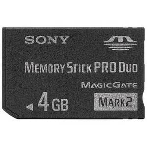 Memory Stick Pro Duo Mark2 4GB Official Sony [Used / Loose]