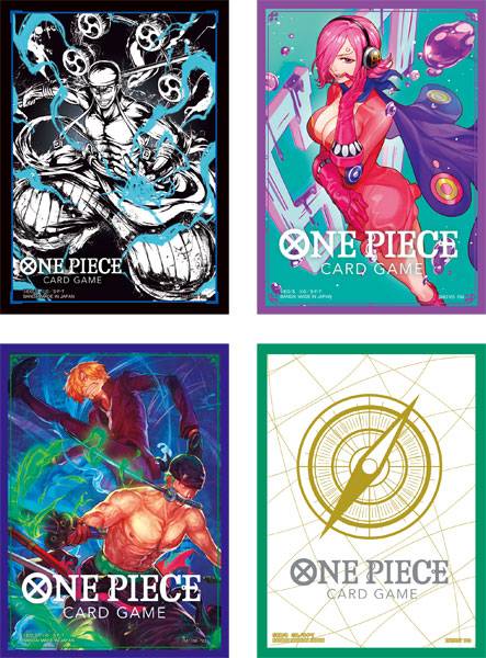 ONE PIECE CARD GAME: Official Card Sleeve 5 - 4 Types Set [Bandai]