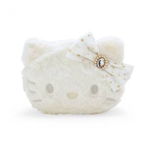 Sanrio: White - Face-Shaped Pouch - Hello Kitty (Limited Edition) [Sanrio]