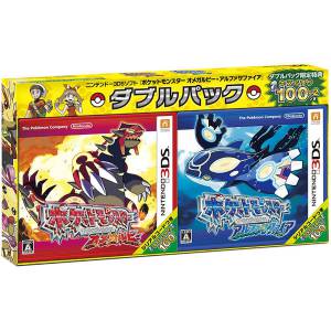 Pocket Monster / Pokemon - Omega Ruby Alpha Sapphire - Double Pack [3DS - Used Good Condition]