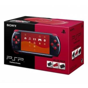 PSP 3000 Black/Red Value Pack (PSPJ-30017) [Used Good Condition]