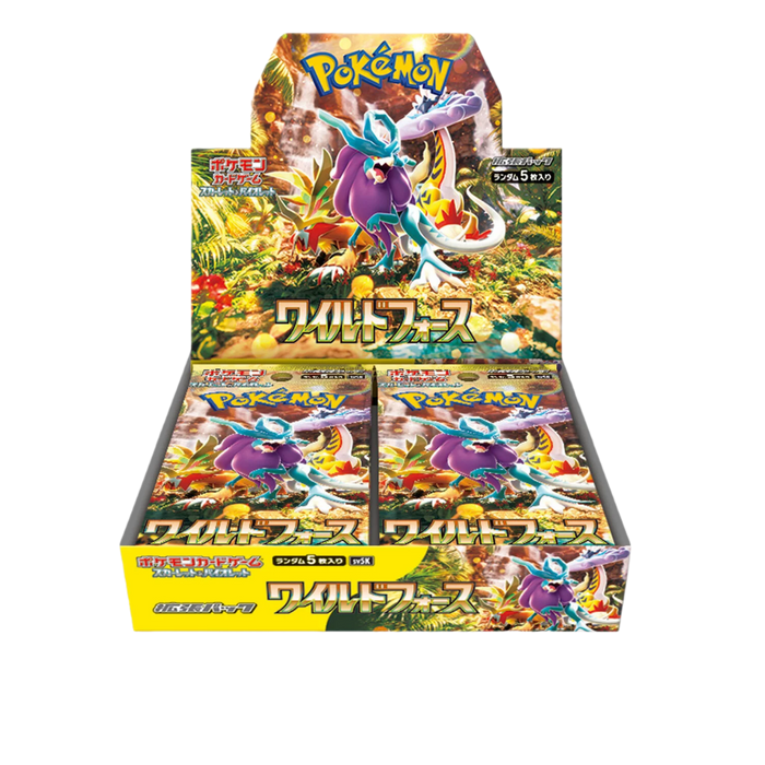 Pokemon TCG Expansion Pack: Scarlet & Violet - Wild Force (30Packs/Box ...