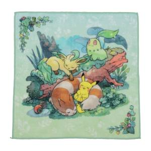 Pokemon: Afternoon Nap - Hand Towel - Forest's Gift [The Pokémon Company]