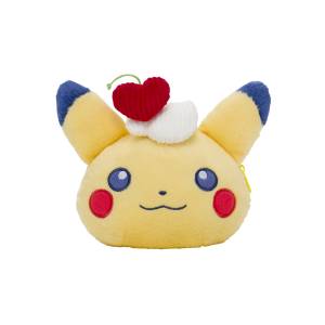 Pokemon Plush: Pikachu Valentine's Day - Face Pouch (Limited Edition) [The Pokémon Company]