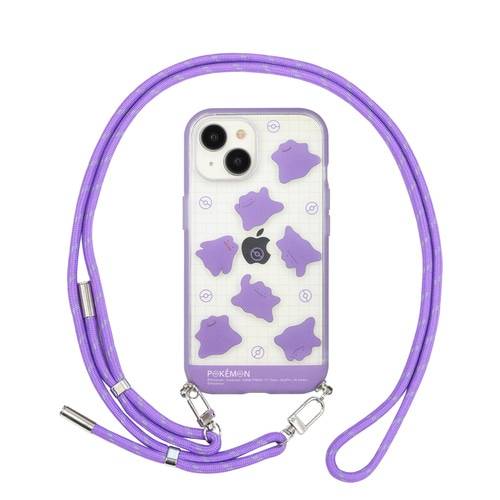 Pokemon: Ditto - Pokemon IIIfit Case with Strap (iPhone 15/14/13) [Gourmandise]