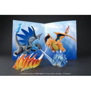 Pokemon X/Y - Mega Charizard X VS Mega Charizard Y Set [Pokemon Plastic Model Collection]