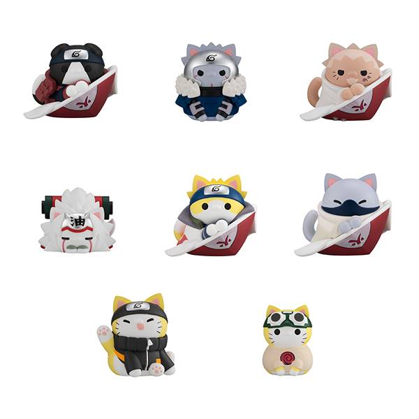 MEGA CAT PROJECT: Naruto Shipuuden - Nyaruto! Shitei Kizuna Hen - 8Pack BOX [Megahouse]