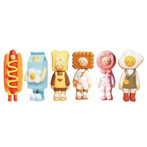 Original Character: UOVO FRIENDS - Food Series (Box of 6) [Plum]