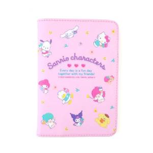 Sanrio: Sanrio Characters Passport Cover (Pink Ver.) [Sanrio]