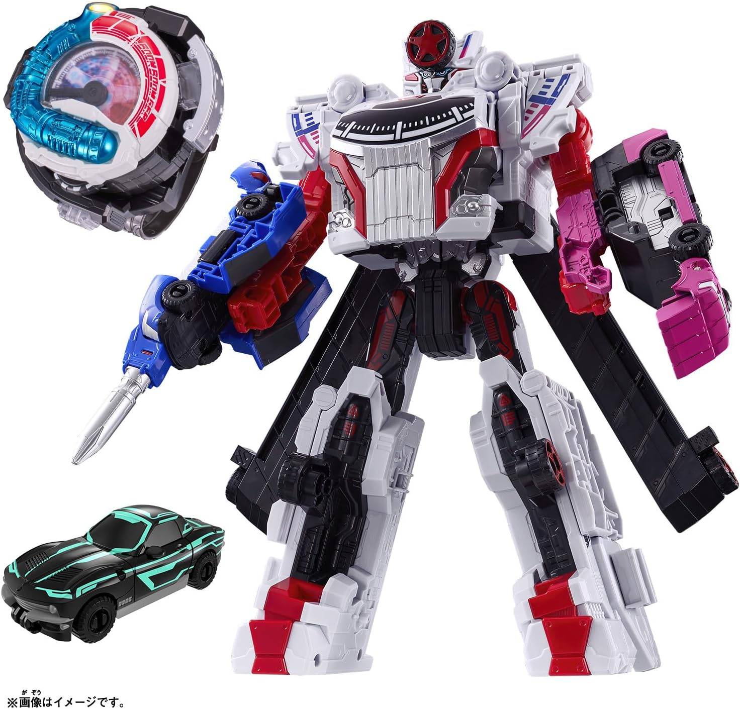 DX: Bakuage Sentai Boonboomger - Boomboomger Bakuage Start Set w/ Boomboom Super Car [Bandai]