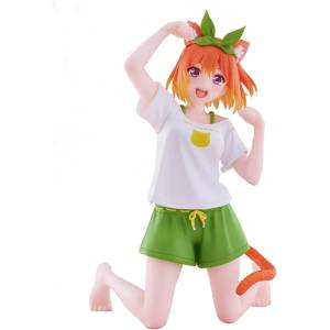 Desktop Cute: The Quintessential Quintuplet - Nakano Yotsuba - Cat Room Wear Ver. (2nd Hand Prize Figure) [Taito]
