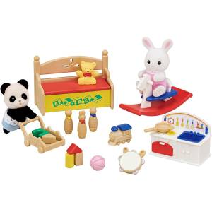 Sylvanian Families: Full of Toys Set - White Rabbit & Baby Panda [Epoch]