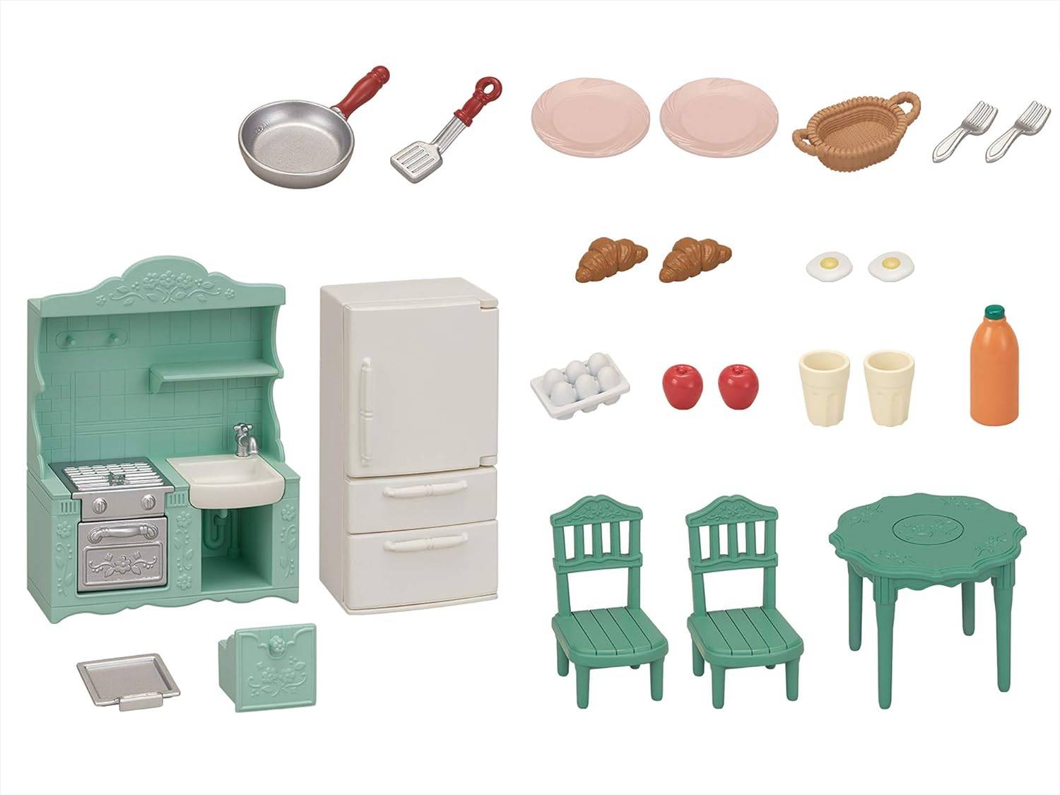 Sylvanian Families Conjunto Café Da Manhã Epoch 5444 - Ri Happy