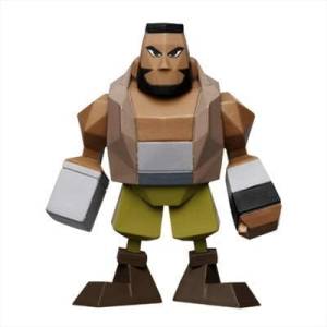 Ichiban Kuji (G Prize): Final Fantasy VII Remake - Barret Wallace - Mini Figure (Hatsubai Kinen Kuji) [2nd Hand]