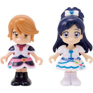 Pretty Cure All Stars: Pre-Coord Dolls - Cure Black & Cure White [Bandai]
