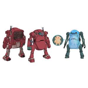 MechatroWeGo: 1/35 VOTOMS Collaboration Series Vol.2 - Brutish Dog & Jijirium Capsule [Hasegawa]